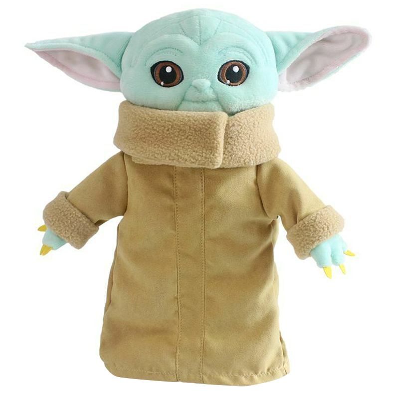 30 cm bébé Yoda Plush Toy se réveille Master The Mandalorian Force en peluche Poupée cadeau