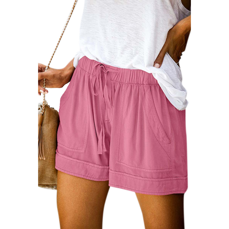 Plus Size Women Summer Shorts Elastic Waisted Casual Baggy Short ...
